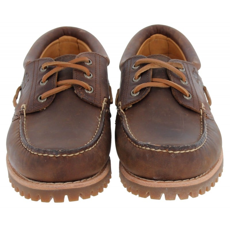 Timberland Authentic 3 TB0A62FW mens boat shoes in mid brown